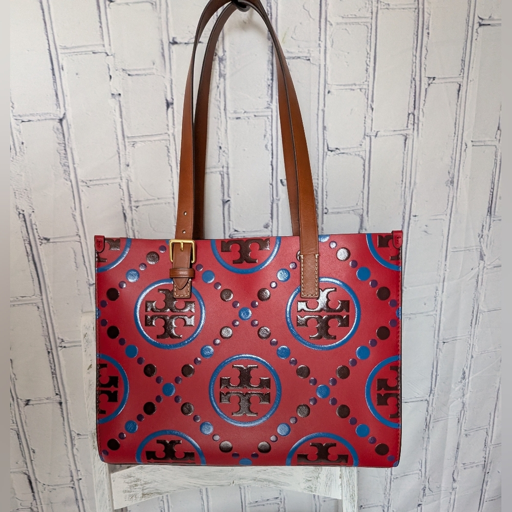 Tory Burch Monogram Handbag - Picture 4 of 16